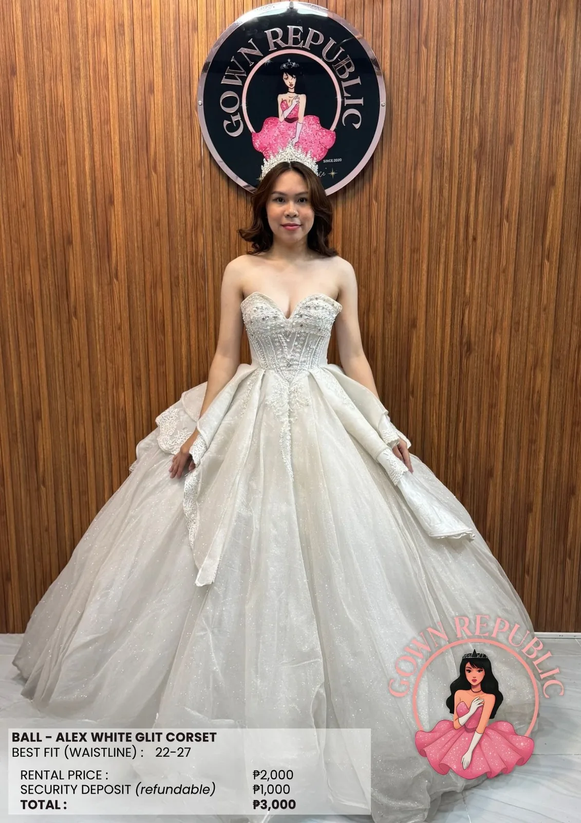 Ball Gowns: White 281